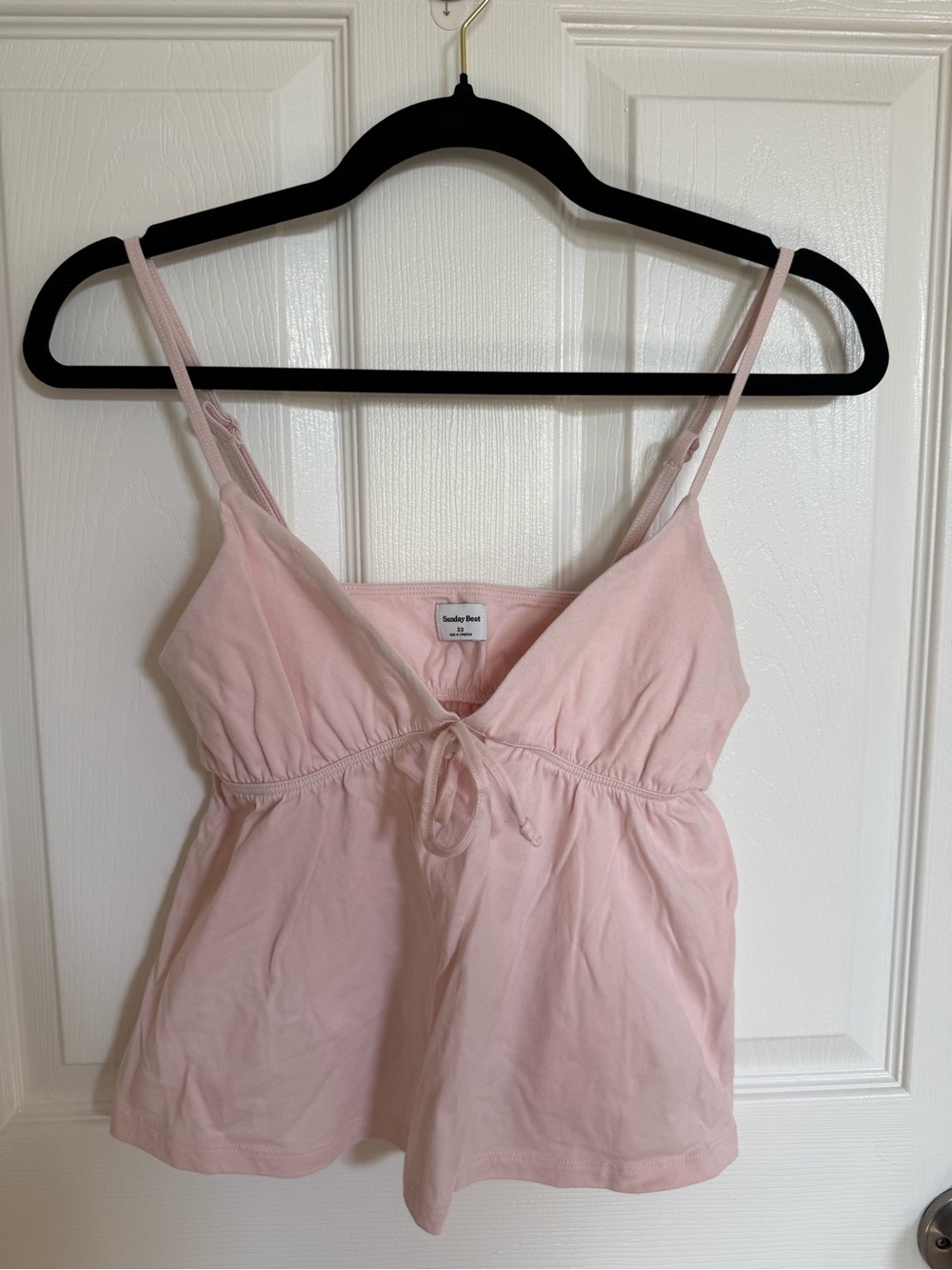 Aritzia Sunday Best CottonWhisk Loulou Camisole - Light Pink